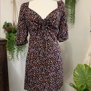 Floral print dress